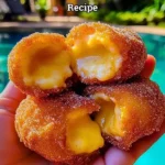 Cheese-filled fried donuts, golden brown and deliciously gooey inside.