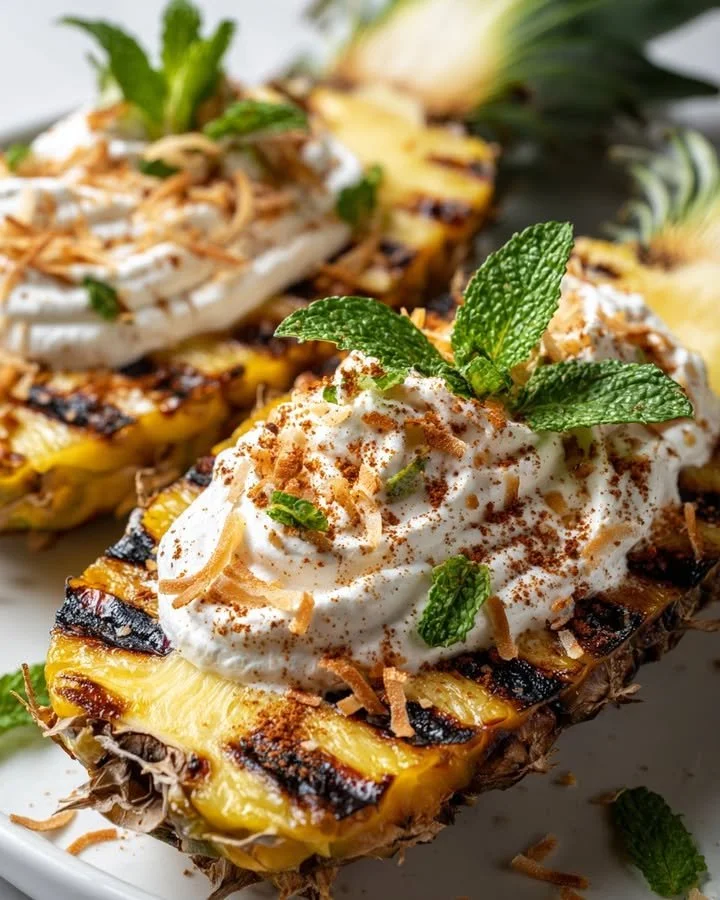 Delicious Fire & Chill Pineapple Boats for summer gatherings