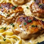 One-Pan Chicken with Buttered Noodles dish served in a bowl