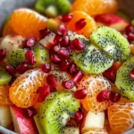 Refreshing citrus and fruit salad drizzled with honey-lime dressing