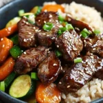 Savory steak stir-fry with fresh vegetables in a vibrant dish