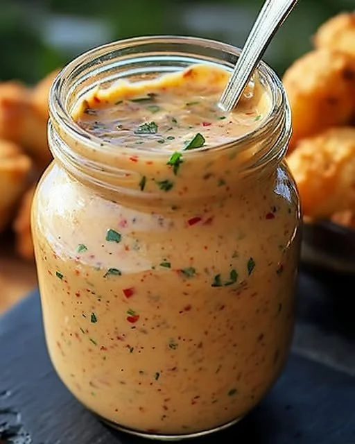 Tangy New Orleans Remoulade sauce served with seafood dishes