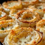 Cheesy creamy Tennessee onions baked to perfection